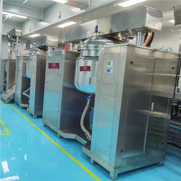Vacuum Homogenizer Mixer högnivåvakuumblandare för bästa produktkvalitet HMI pekskärm och med olja och vatten förblandare